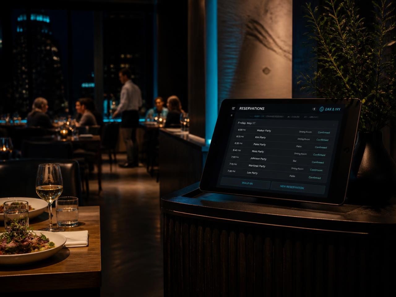 Restaurants scene