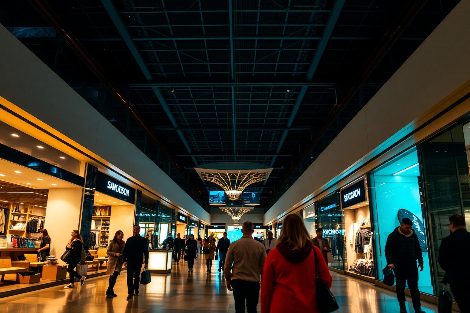 Shopping & Retail scene